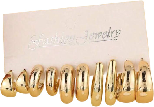 5 Piece | Lightweight| Earring Set